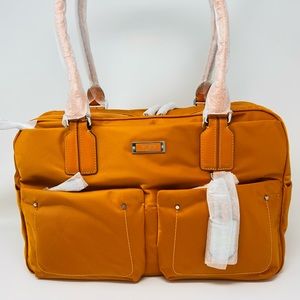 Tumi Voyageur Geneva Carry-All Tote Bag in Tangerine (NWT)